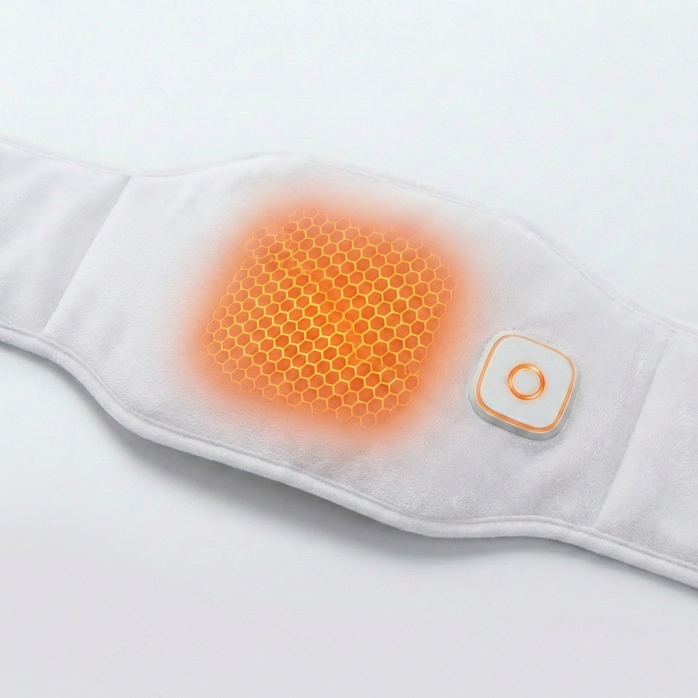 Portable Heating Pad for Back White